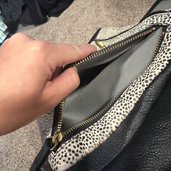 Fossil Amelia Backpack White Cheetah - Picture 7 of 7